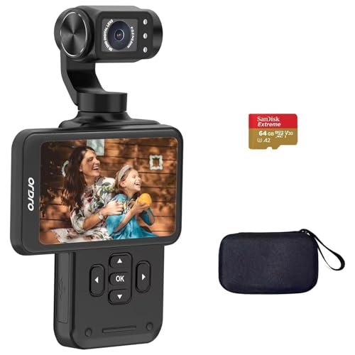 5K Handheld Camera with 3-Axis Gimbal Stabilizer G38790