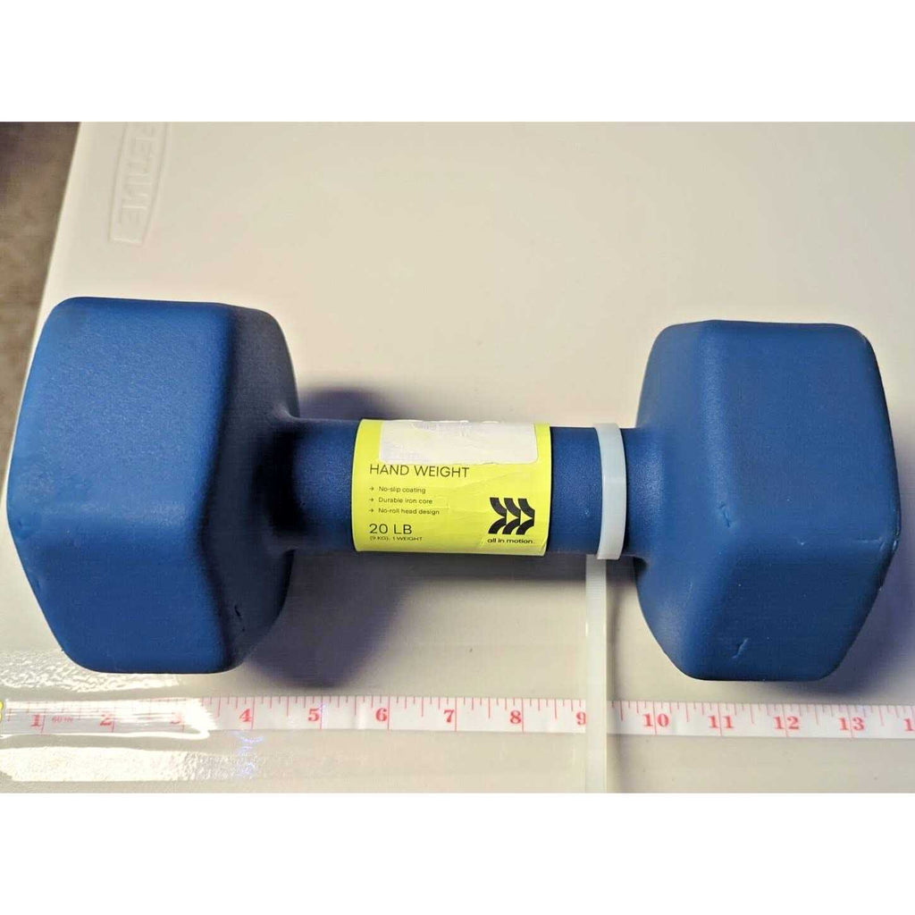 Blue Neoprene Dumbbell 20lbs I801