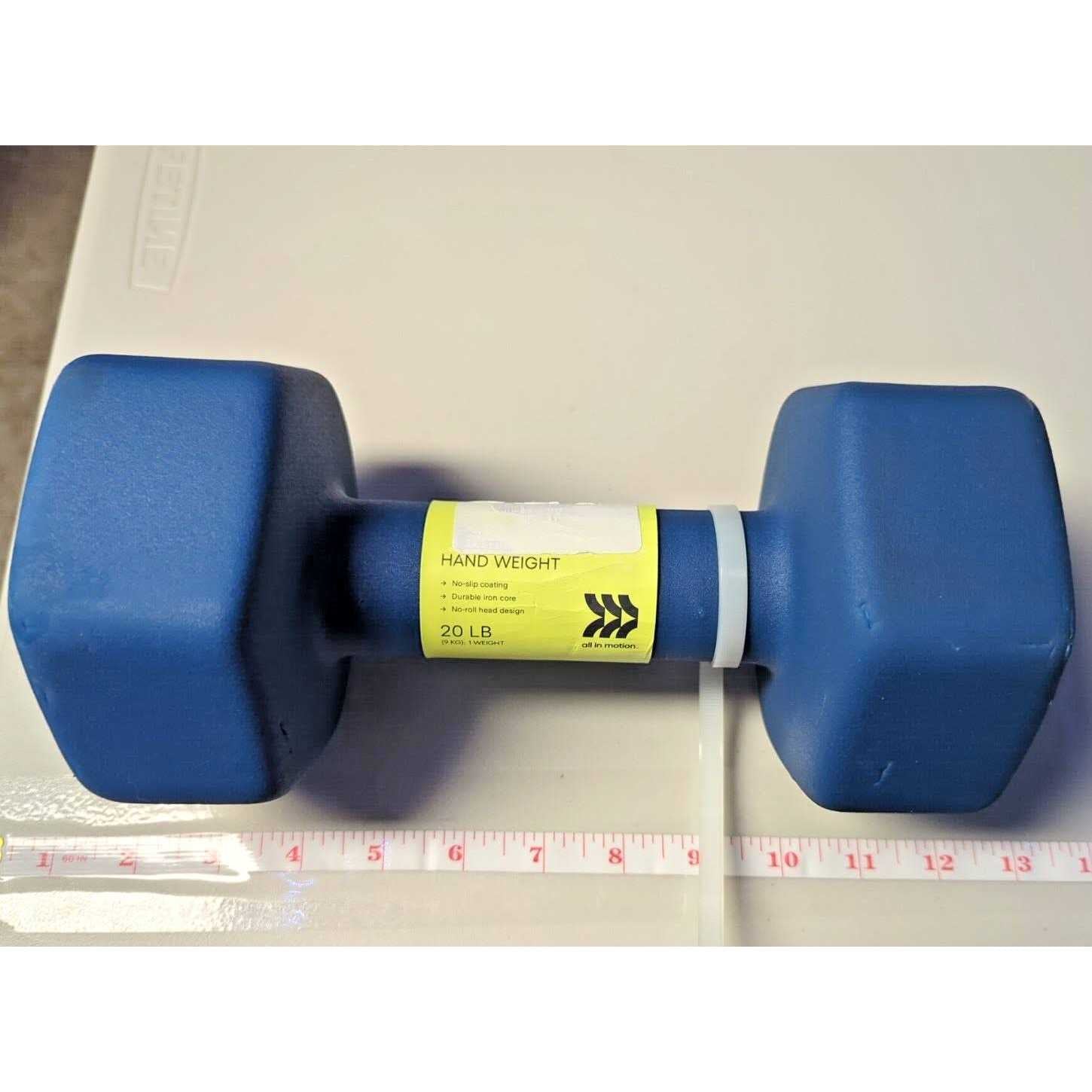Blue Neoprene Dumbbell 20lbs I801