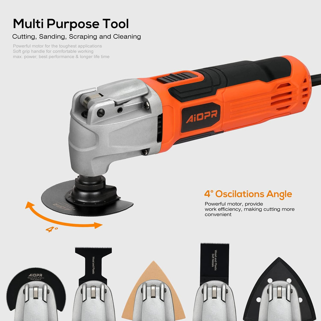 2.4Amp Oscillating Multi Tool with 40pcs Accessories I2991
