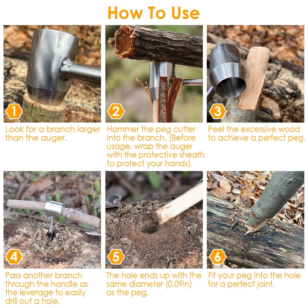 Bushcraft Hand Auger Wrench Q111469