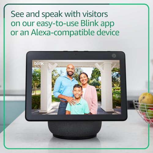 Black Video Doorbell with Sync Module Core P3020