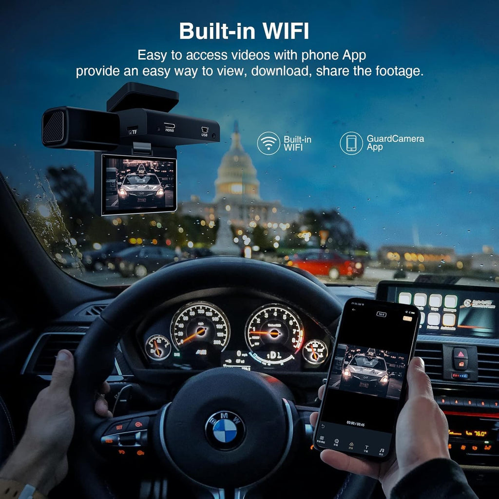 2.5K Dual Dash Camera with Night Vision U82946
