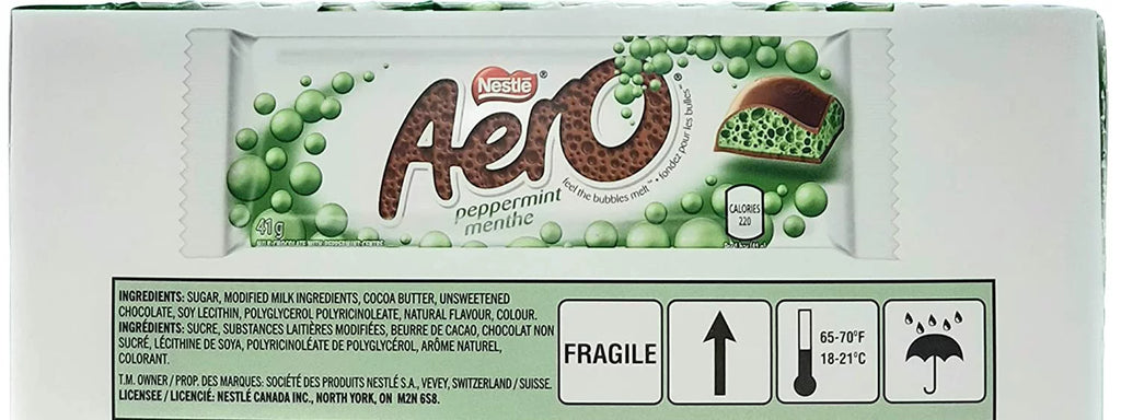 24-Pack Peppermint Chocolate Bar 41g N448124