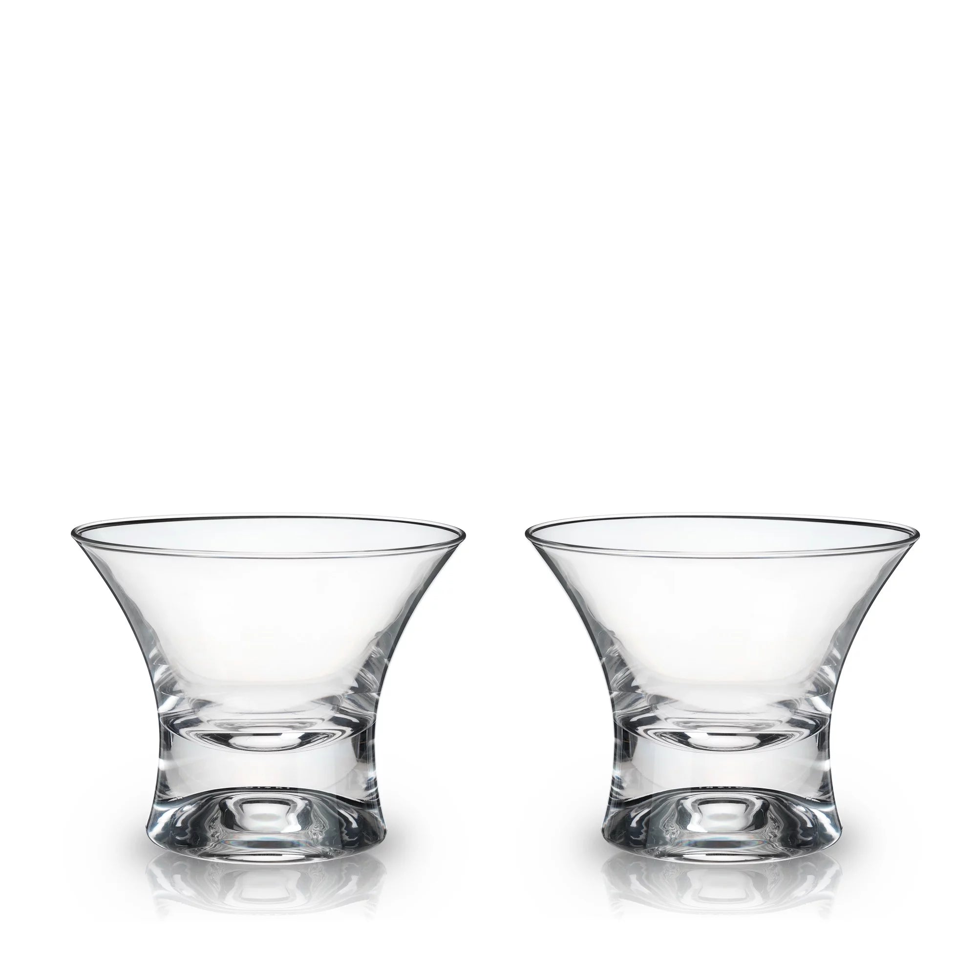 Heavy Base Crystal Manhattan Glasses Cocktail Glass Set J91485