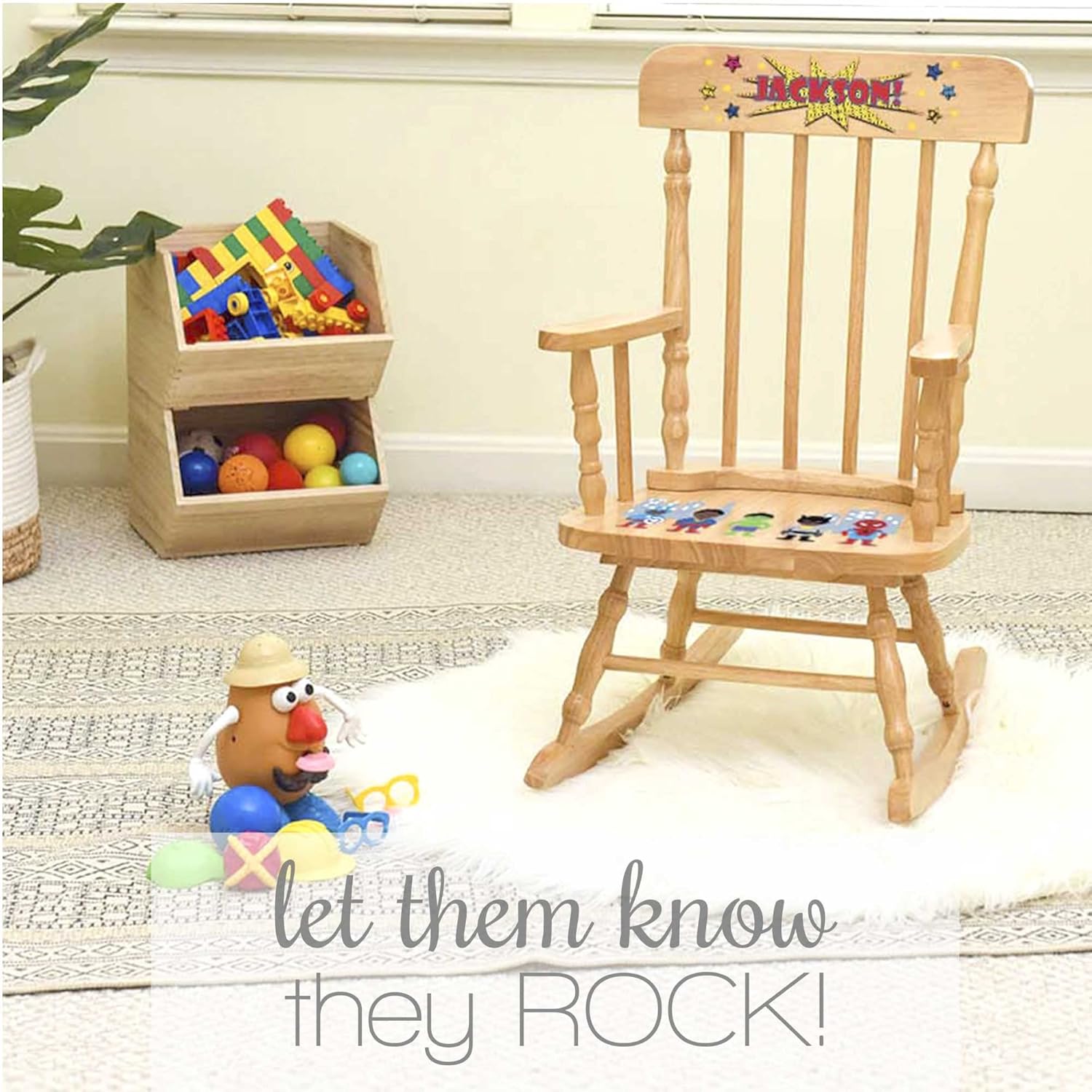 White Rocking Chair R859006