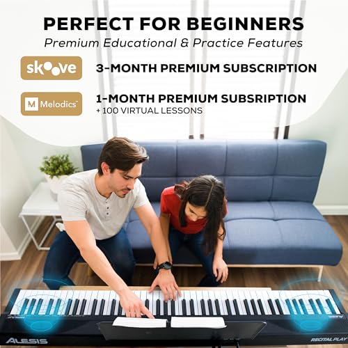 88 Key Keyboard Piano with 480 Sounds, Speakers, USB MIDI, Carry-Bag, Stand, Headphones, Pedal P4352