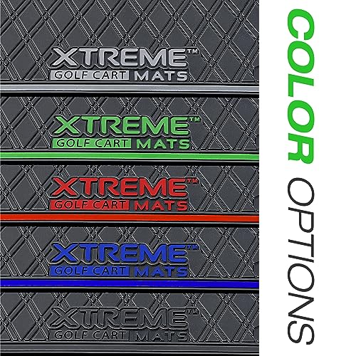 Red Trim Golf Cart Mat Y14119