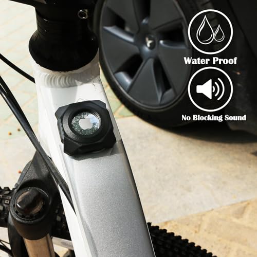 Black Waterproof Stick-On Mount Air Tag Case V870