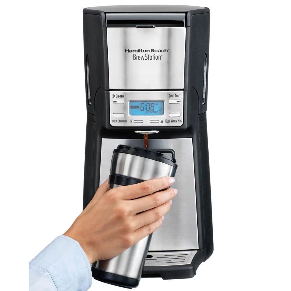 12 Cup Black & Stainless Coffee Maker M85484