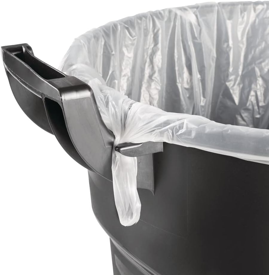 32 Gallon Black Rollout Trash Can R75100