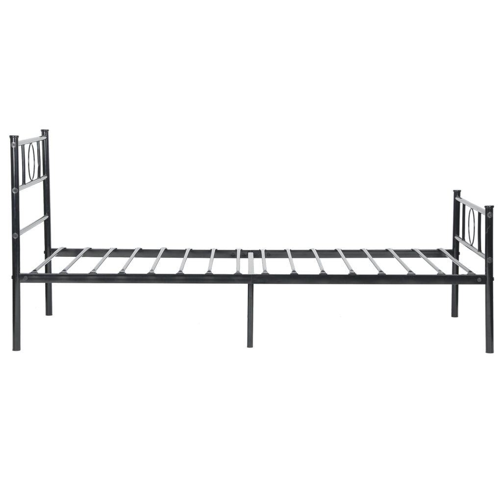 Black Metal Single Bed Frame Q911673