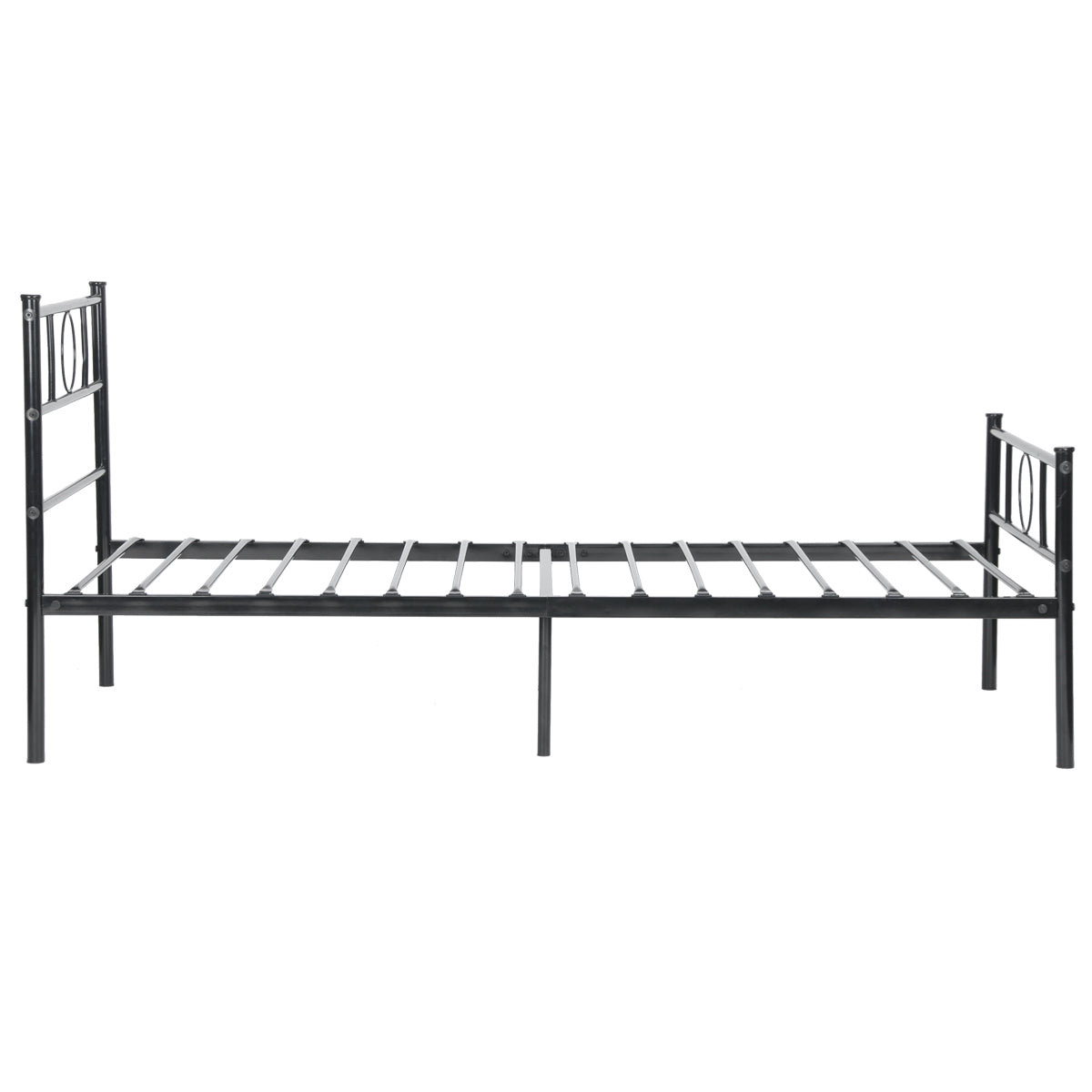 Black Metal Single Bed Frame Q911673