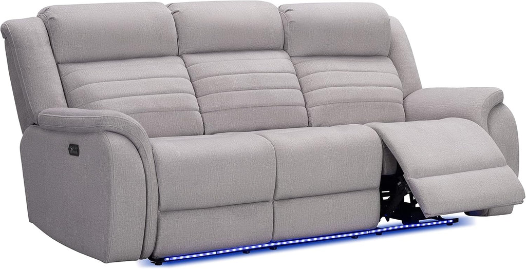 Gray Fabric Power Reclining Sofa V118800