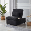 Sleeper Chair Bed Convertible Sofa Bed Ottoman Chaise Lounge V7161