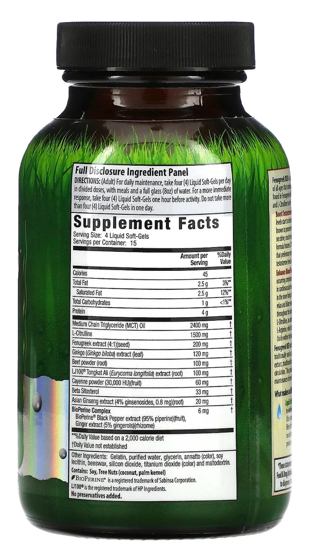 60 Liquid Soft-Gels Fenugreek X46150