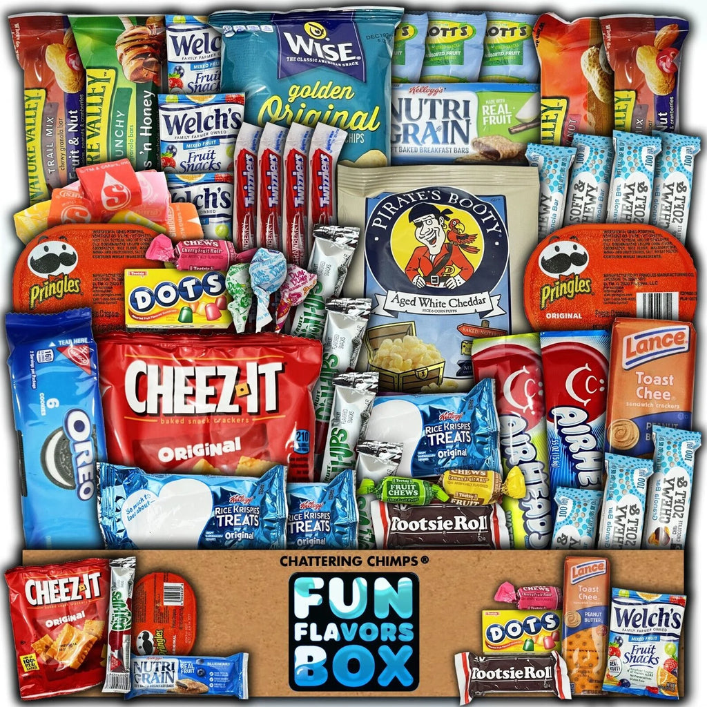 50 Snacks Variety Assortment of Chips, Cookies, Candy, Bars Q11106