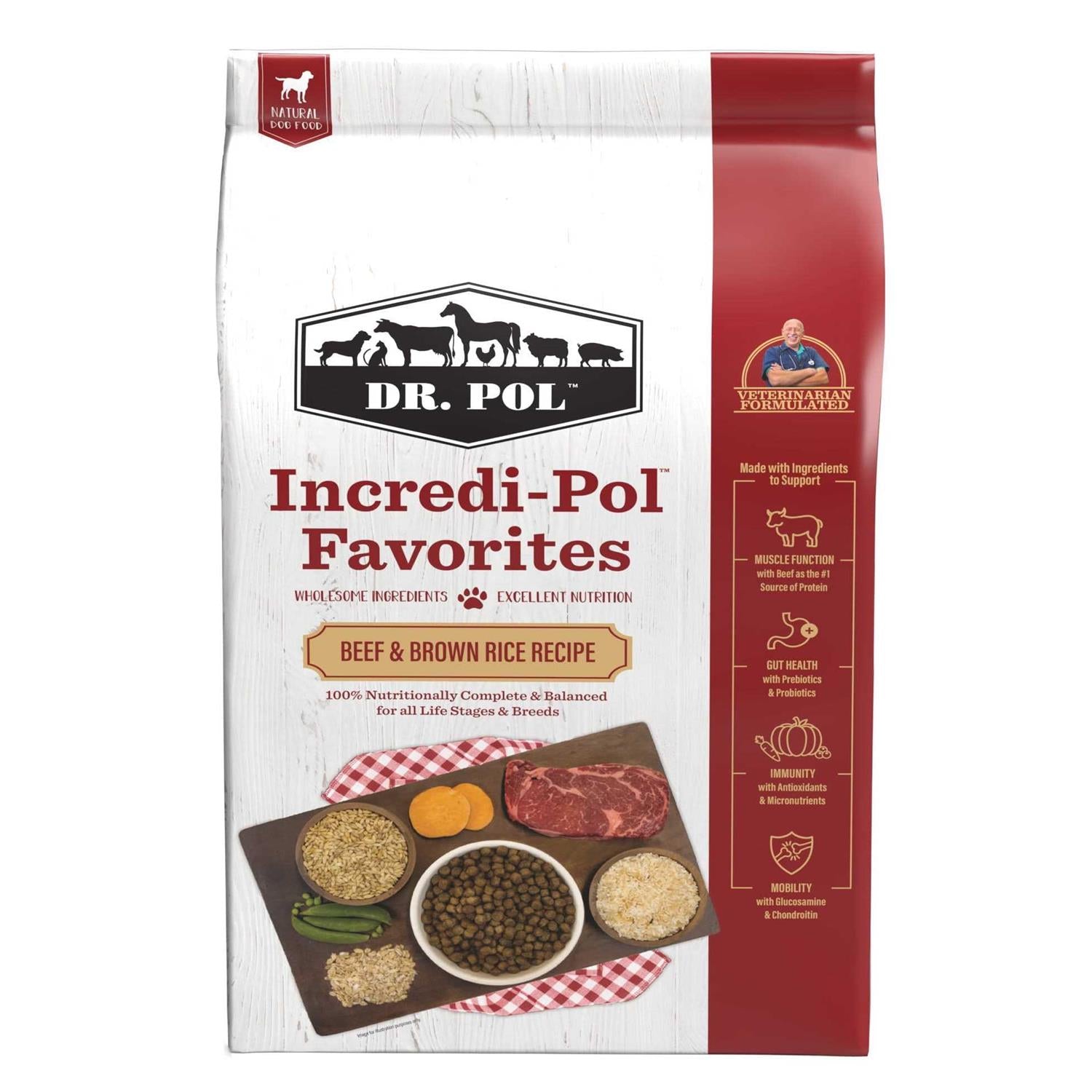 Beef & Brown Rice Dog Food S1264