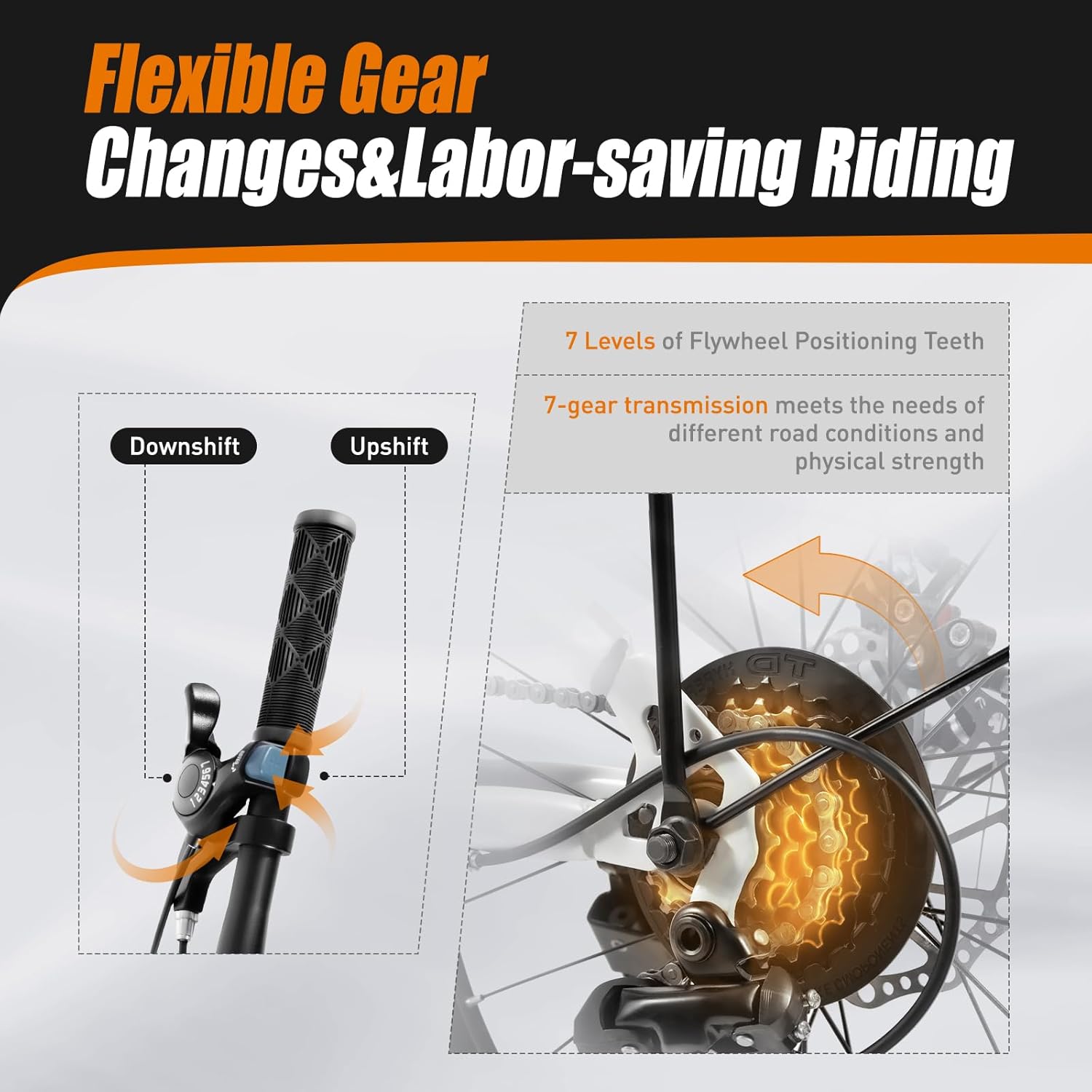 20 Inch High Carbon Steel Folding Bike with 7-Speed Gears R639489
