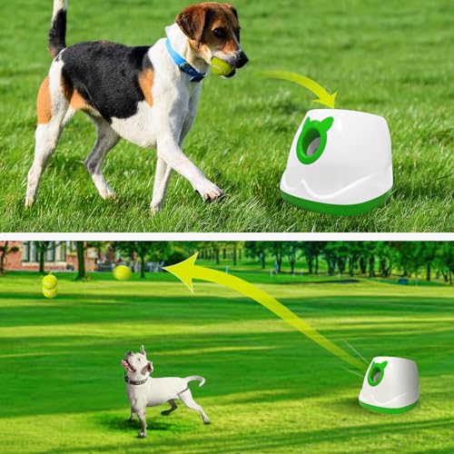 Dog Ball Thrower Launcher with 6 Mini Balls M11108