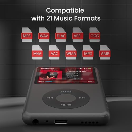 128G Bluetooth Digital Music Player Black A29679