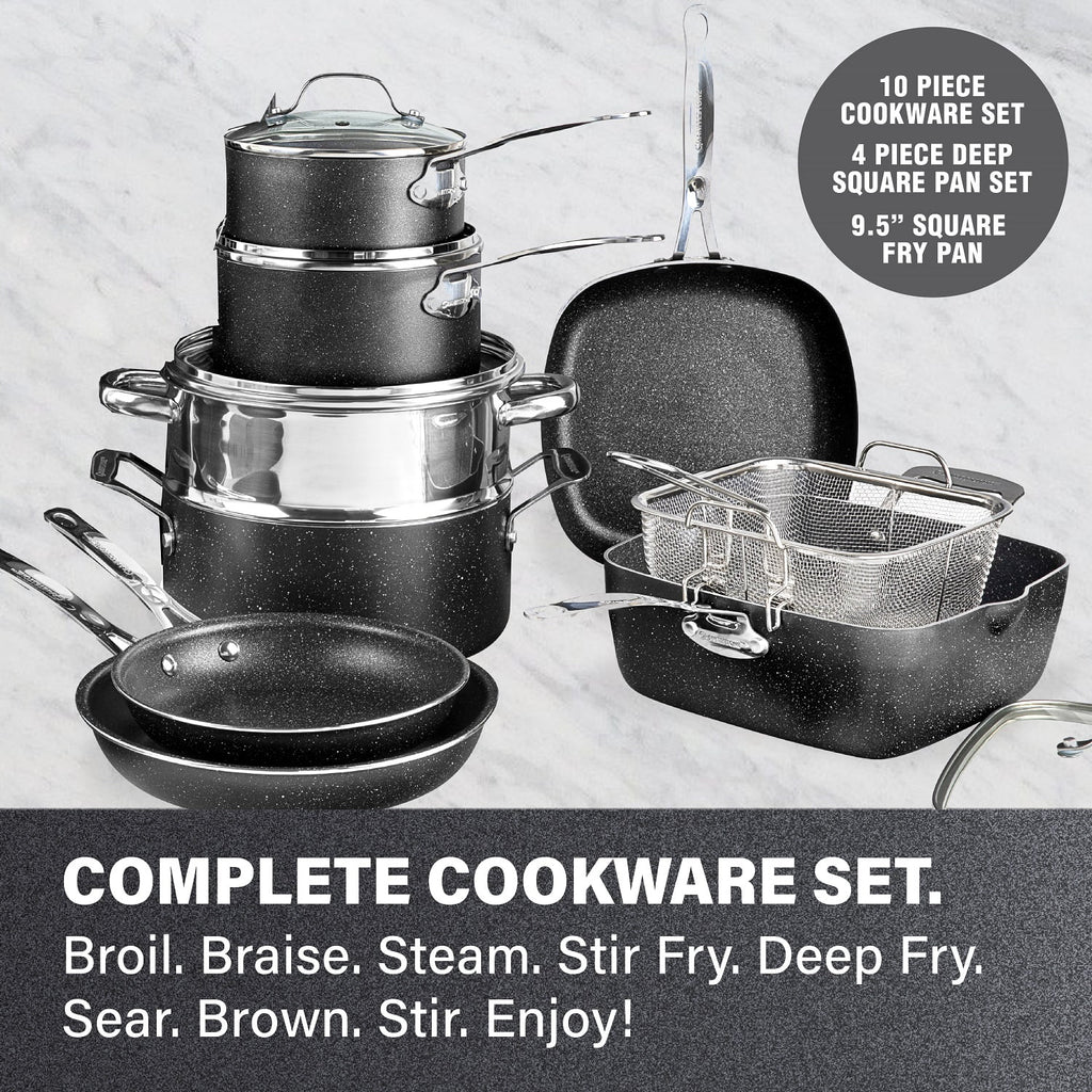 20 Piece Nonstick Cookware and Bakeware Set D57457