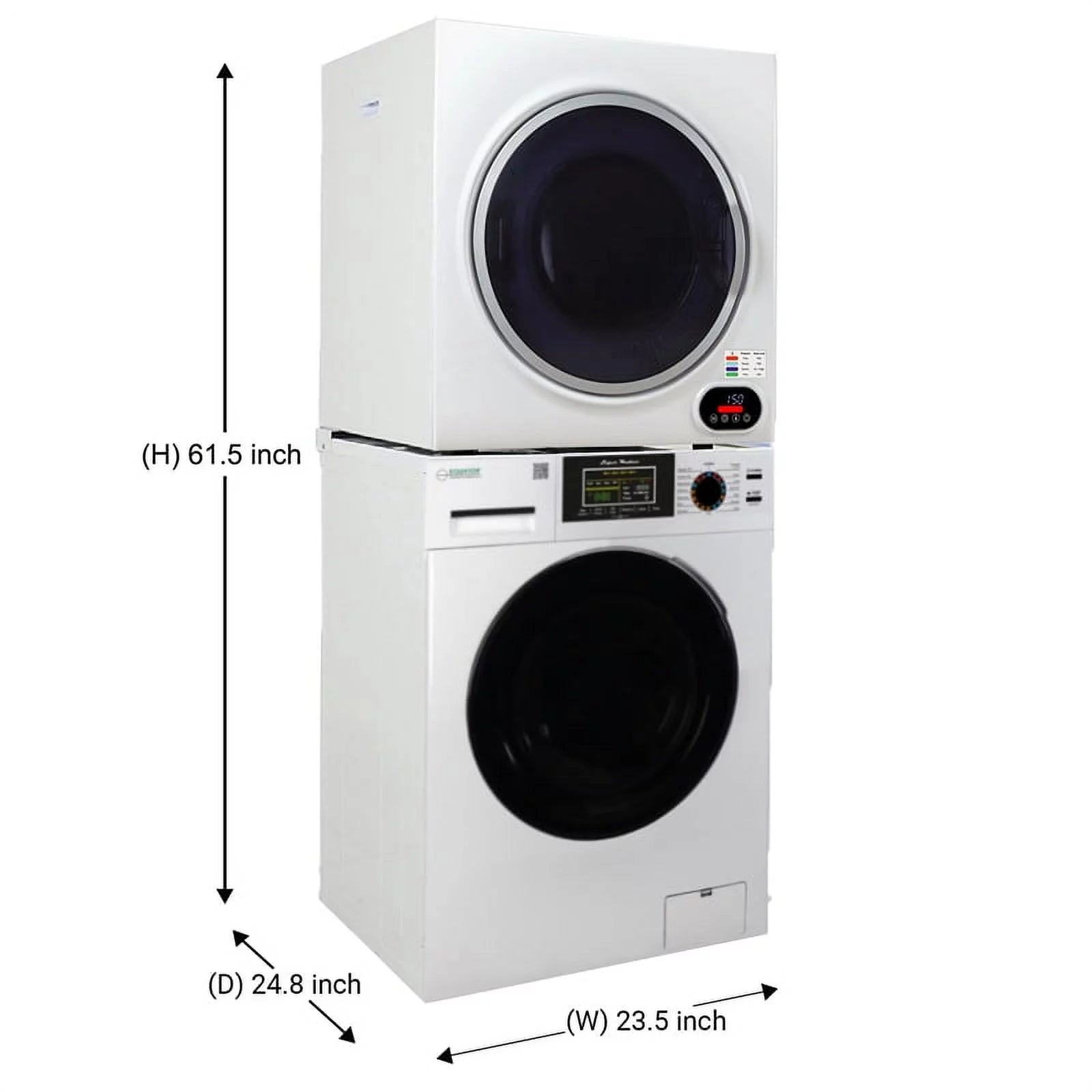 Stackable Washer and Dryer set with Digital Cont. N462936