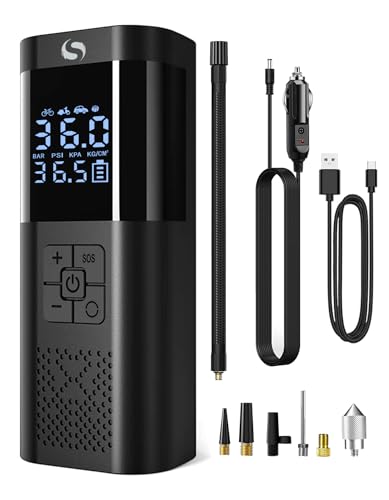 Cordless 150PSI 12V Tire Inflator with Led Light S45909