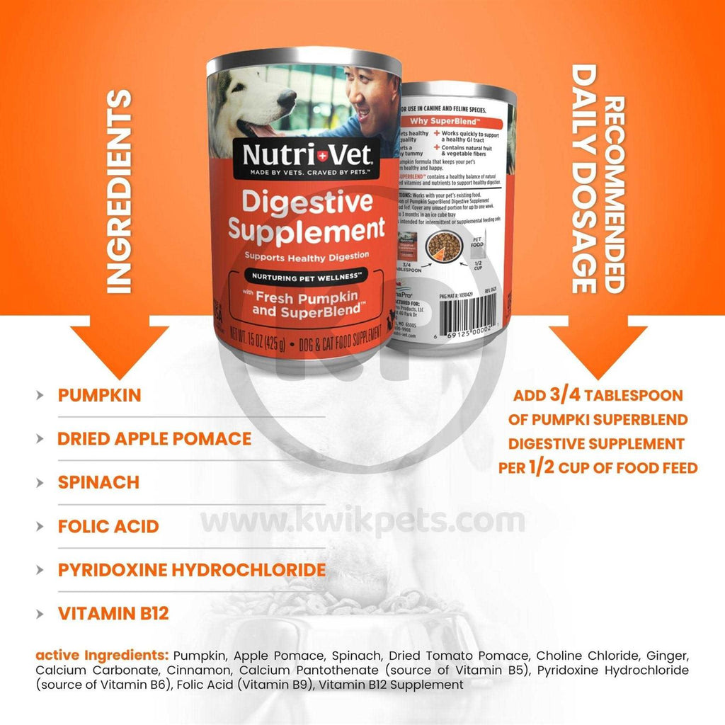 Pumpkin Dog Supplement W58195