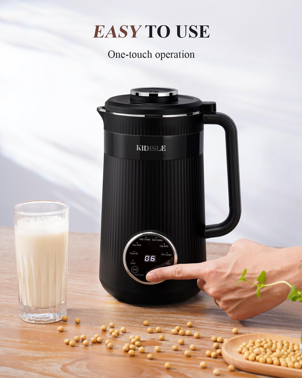 32oz Nut Milk Maker Blender, Black A689175