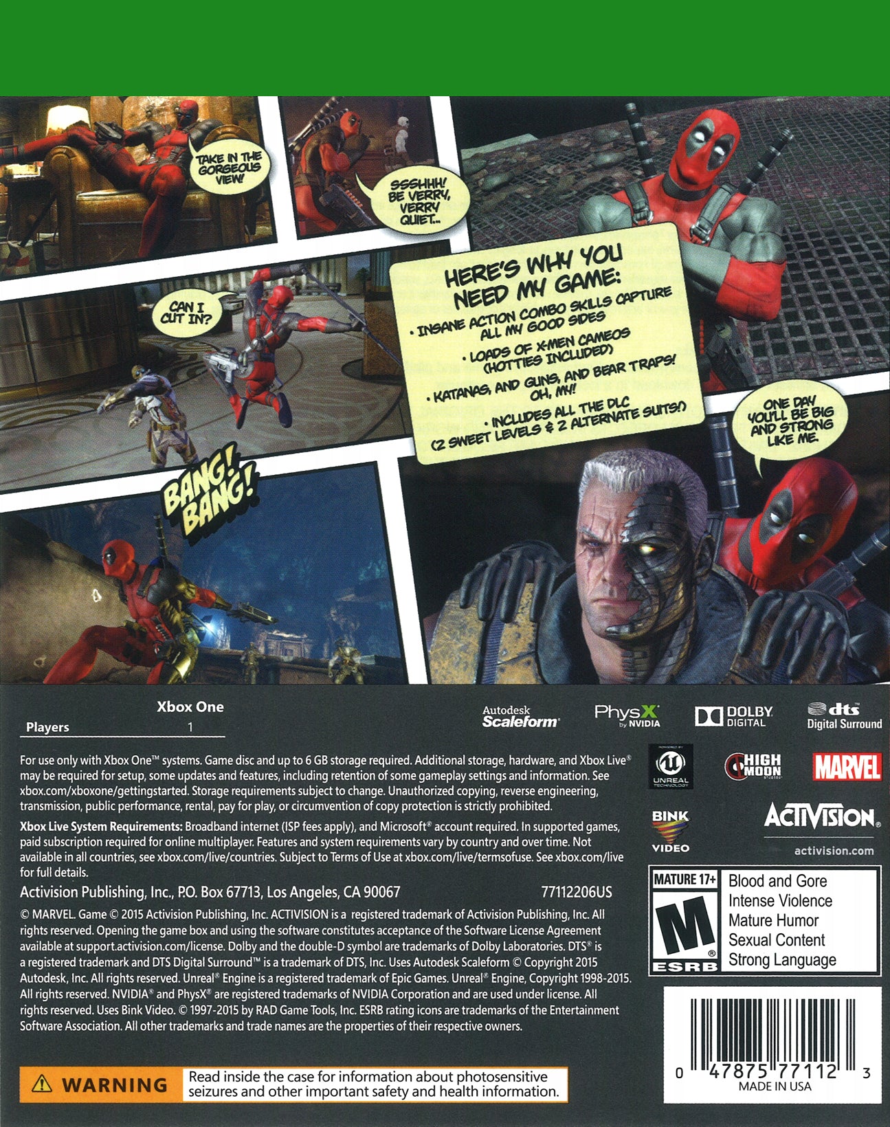 Xbox One Deadpool T177523