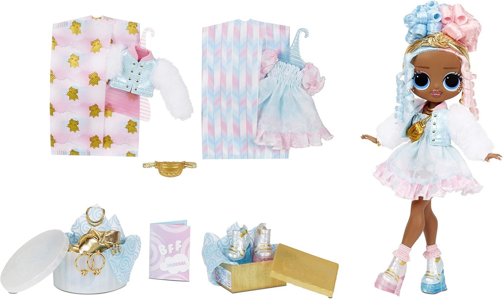 Multicolor Fashion Doll Set with 20 Surprises K220635