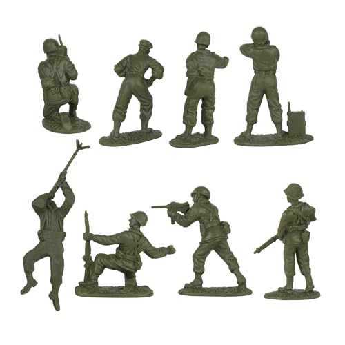 33pc OD Green Plastic Army Soldier Figures M1949