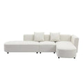 L Shape Upholstery Sofa Couch 110.2''Wx61''Dx24.8''H C3137