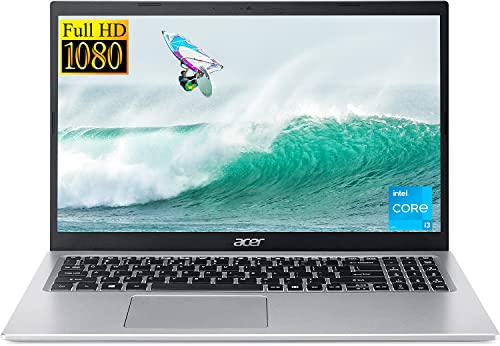 15.6" FHD Slim Laptop, 11th Gen Intel Core i3, 20GB RAM, 512GB NVMe SSD, Windows 11 S (Renewed) E846475
