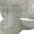 Stone Veneer Wall Panels, Extra Large 3 x 2 ft Tiles, Set of 10, Covers 58 sq ft N917