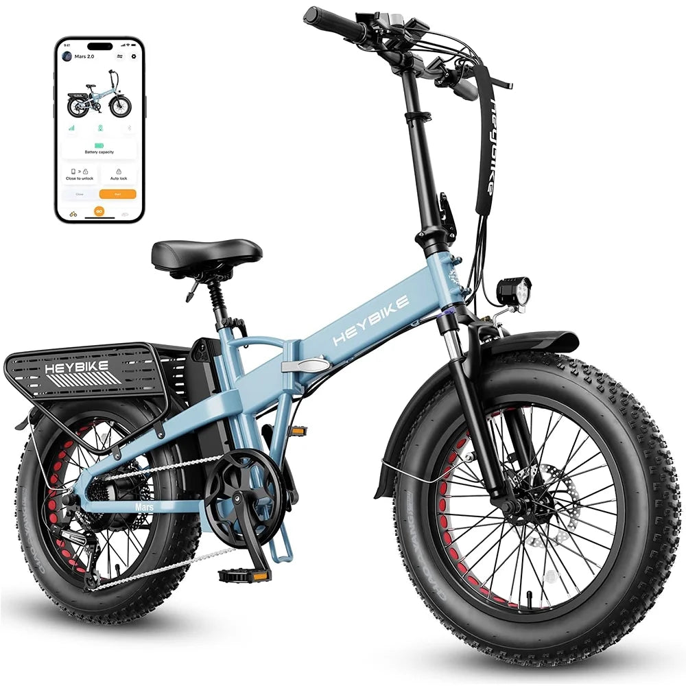 Foldable Electric Bike with 48V 12.5AH Removable Battery G4962