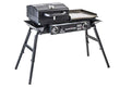 Stainless Steel 2 Burner Portable Gas Grill and Griddle Combo K9630