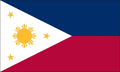 4-Foot by 6-Foot Nylon Philippines Flag H87628