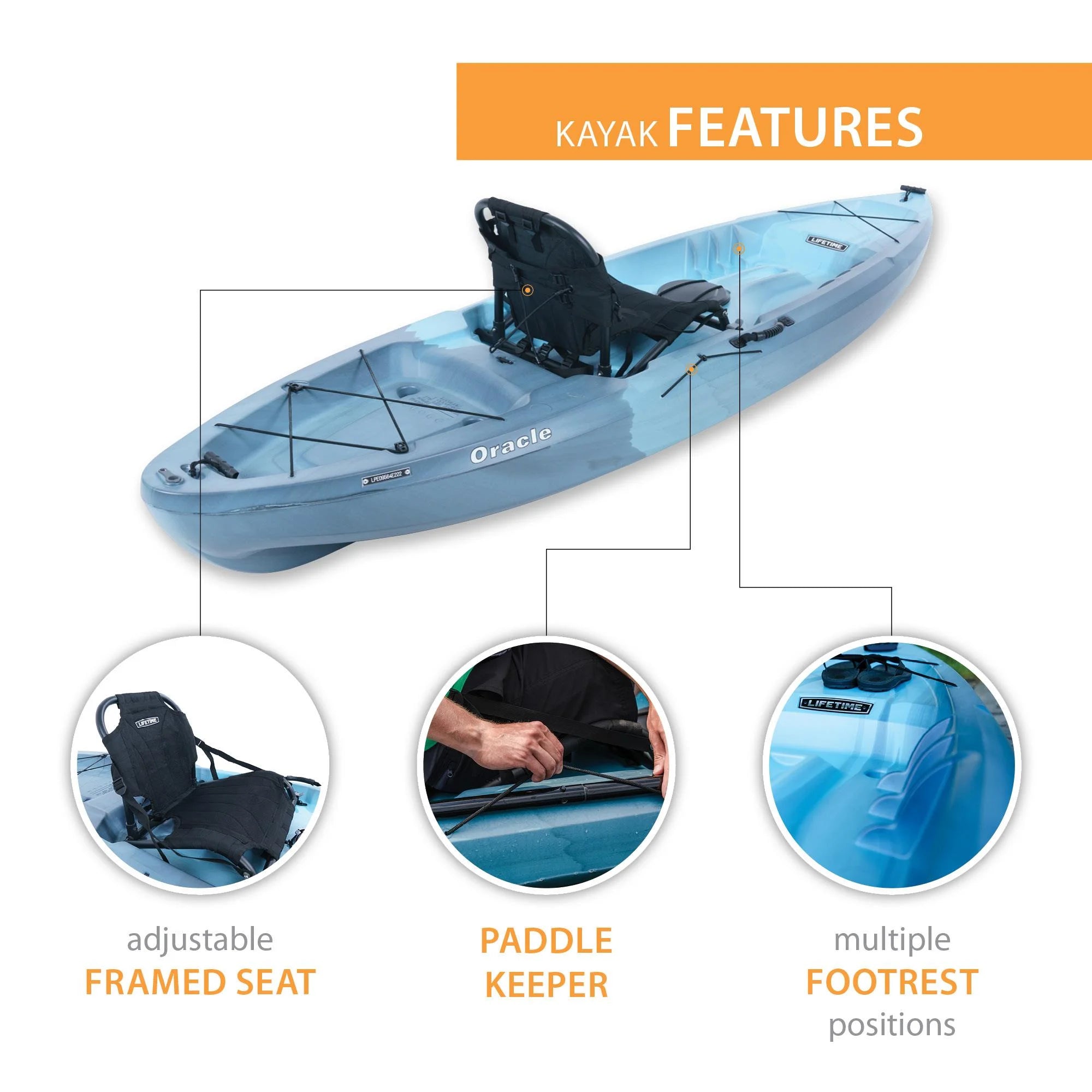 Dragonfly Blue Sit-on-Top Kayak I513342