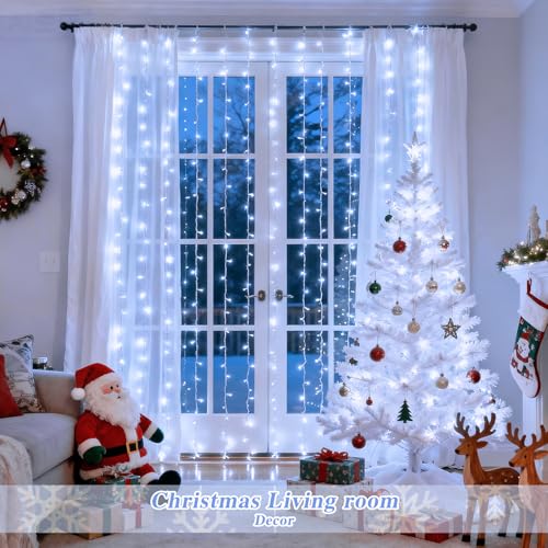 200 LED Warm White Christmas Curtain Lights T32861