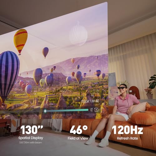 130" 120Hz 1080P Wearable Display AR Glasses T605225