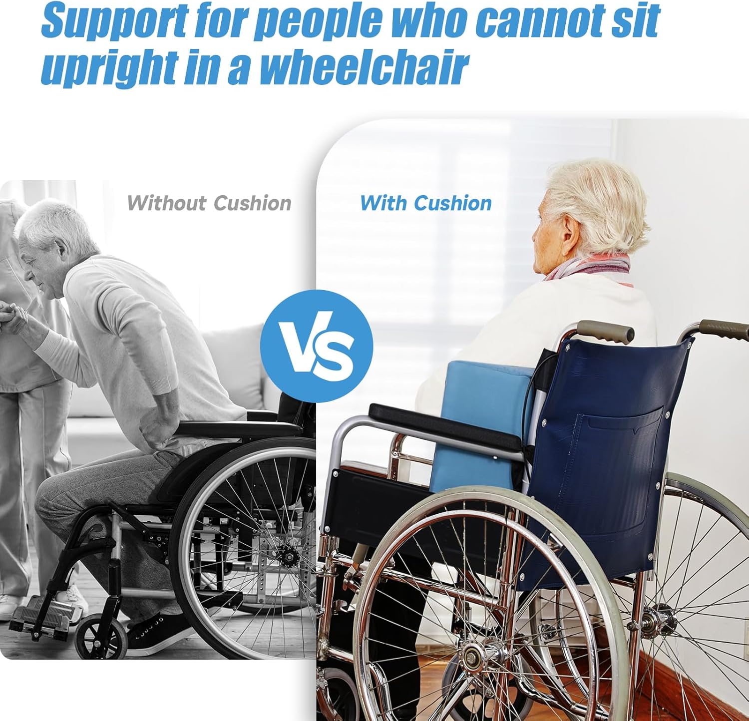 Wheelchair Side Guards Back Support Wedge Cushion W11211