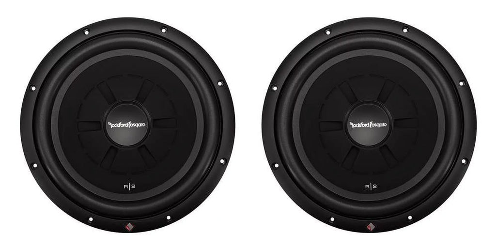 12" 1000W 4-Ohm Shallow Car Subwoofer Pair G887636