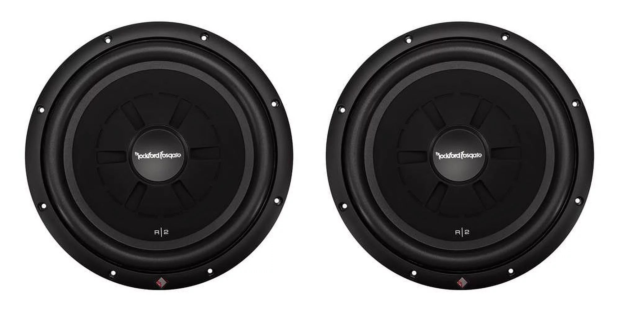 12" 1000W 4-Ohm Shallow Car Subwoofer Pair G887636