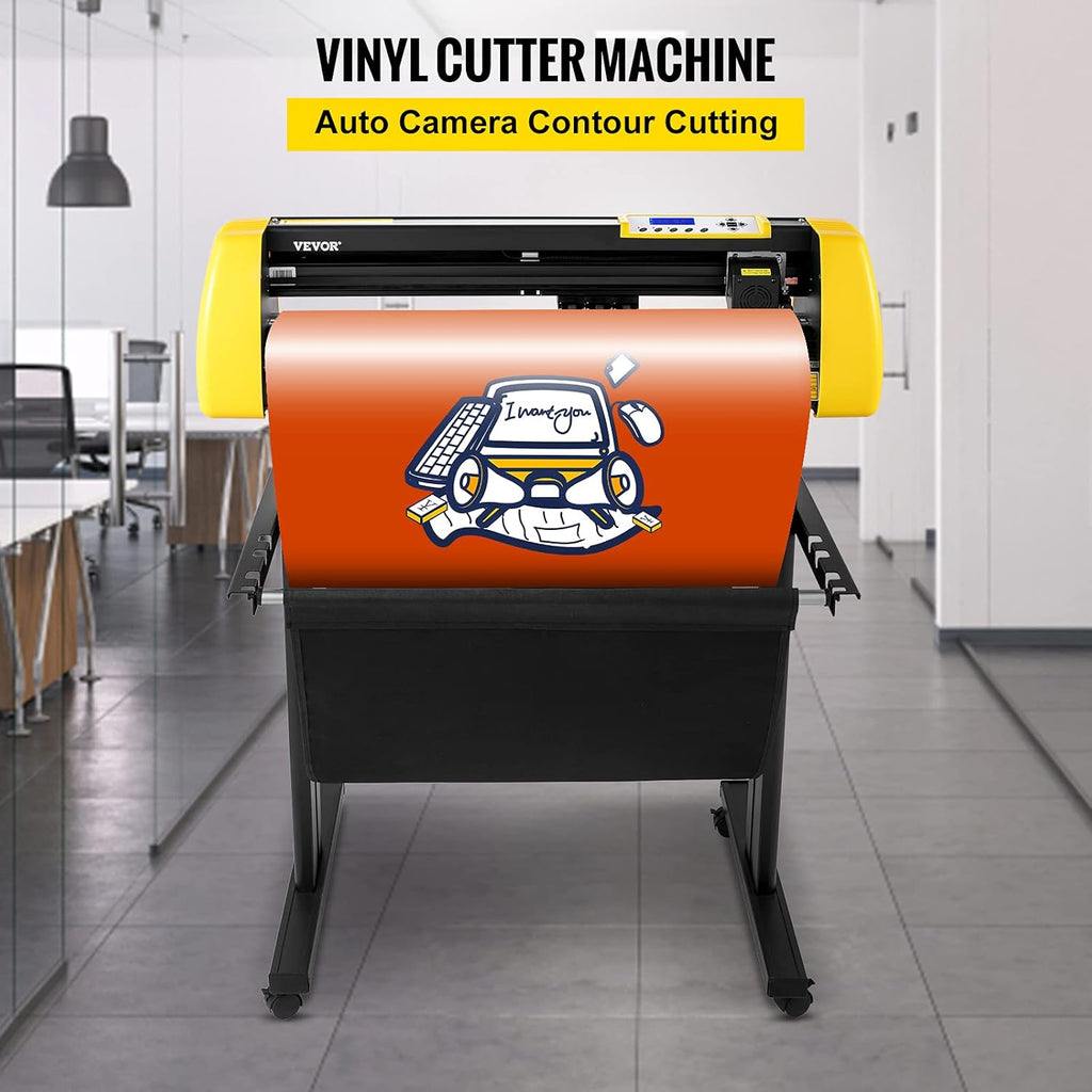 34 in 870 mm Vinyl Cutter Machine with Stand L424