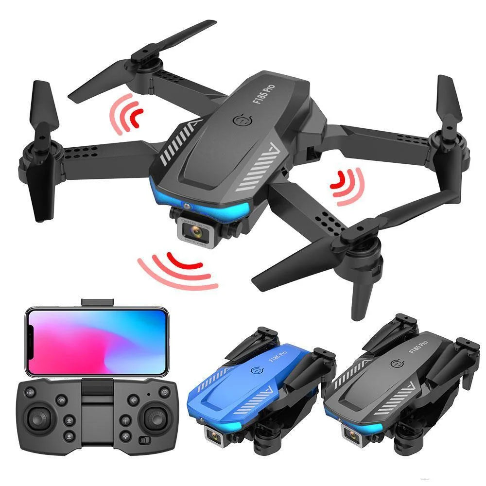 RC Drone 4k HD Wide Angle Camera WIFI FPV Dual Camera Quadcopter Black V411