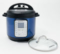 6-qt 9-in-1 Pressure Cooker with Glass Lid Blue W3139
