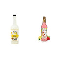 Sugar Free Peach Bellini Mix and Meyer's Lemon Raspberry Syrup Bundle (32 Fl Oz, 25.4 Fl Oz) N570