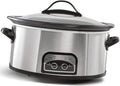 6 Quart Electric Slow Cooker Stainless Steel M995